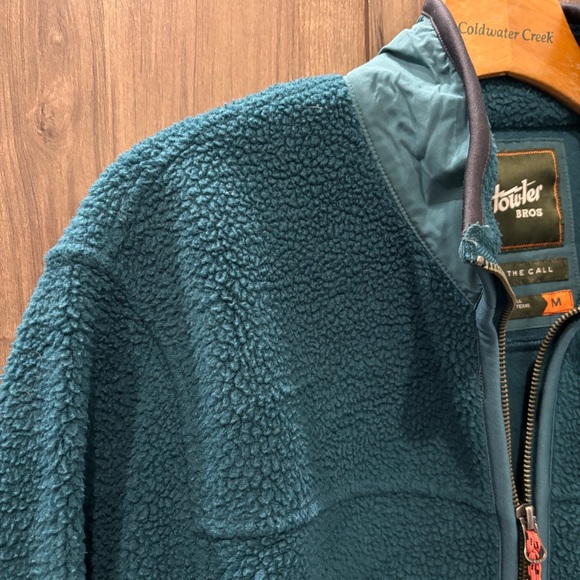 Howler Bros Chisos Fleece Jacket Sherpa Medium Teal - Picture 3 of 12